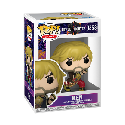 Funko Pop! Ken Street Fighter 1258 - image officielle Funko