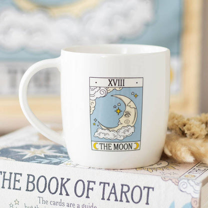 Tasse vintage carte de tarot La Lune