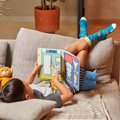 Kids' Cotton Socks, Durable and Fun - Clownfish