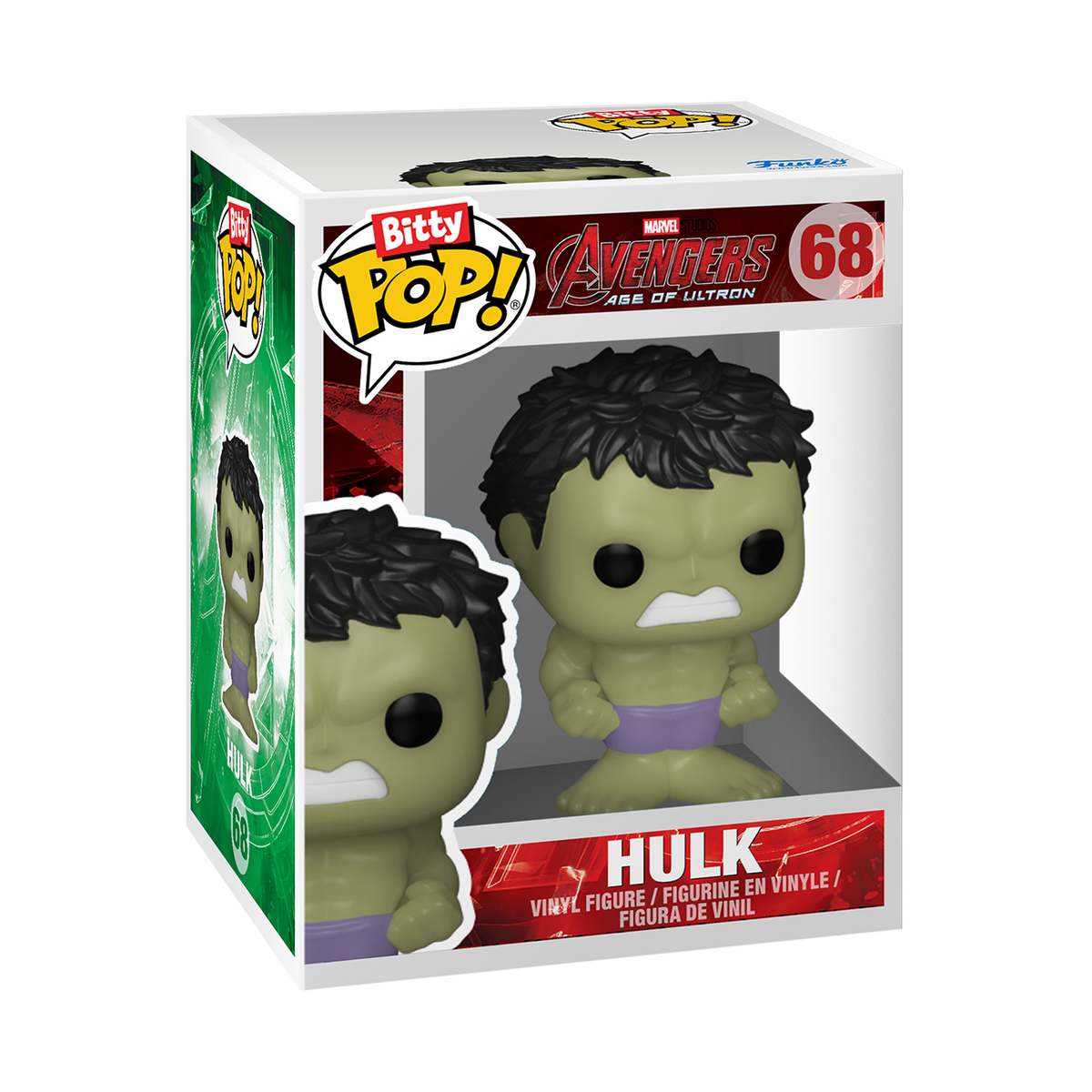 Bitty Pop! Captain America & Hulk 2-Pack – Hulk officiel Funko