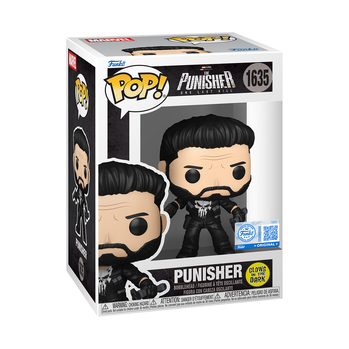 Funko Pop! Punisher One Last Kill Glow #1635 - vue officielle 2