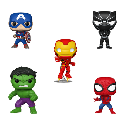 Funko Pop! Marvel 5-Pack - vue officielle 1