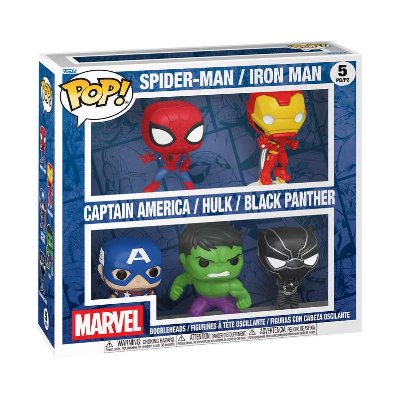 Funko Pop! Marvel 5-Pack - vue officielle 2