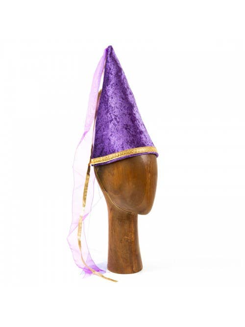 FAIRY CONE CROWN VIOLET VELOURS - KALID MEDIEVAL