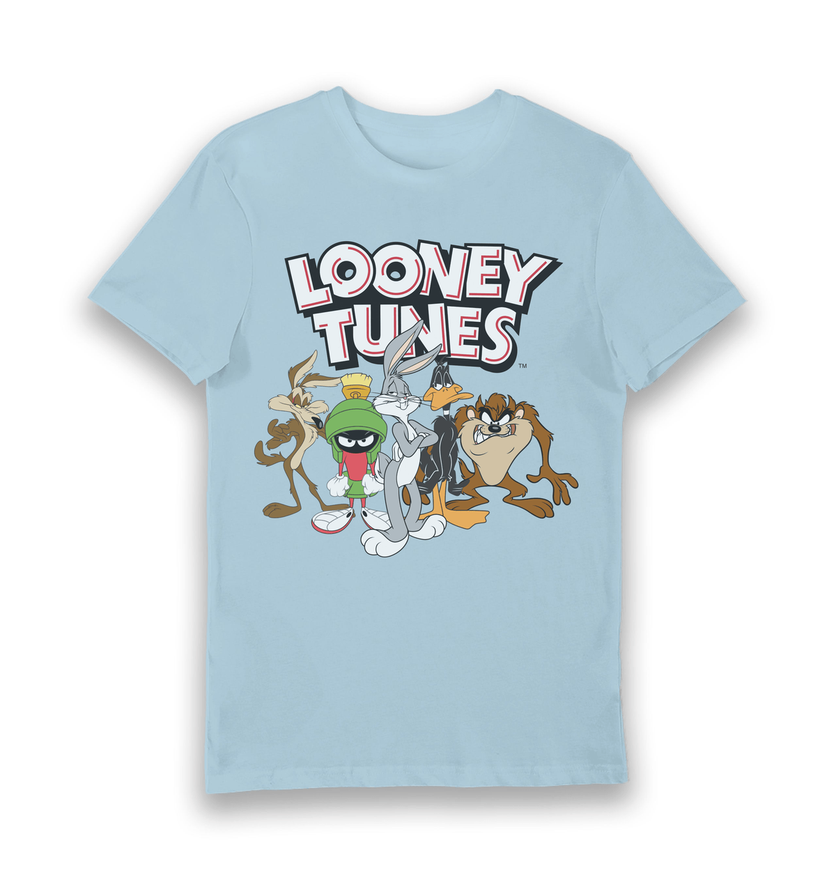 T-shirt Looney Tunes groupe avec logo