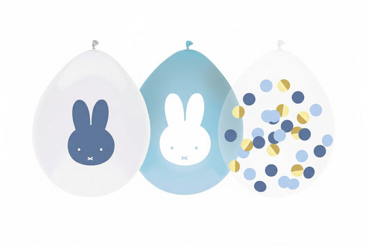 Miffy Bunny Matching Balloons - Blue