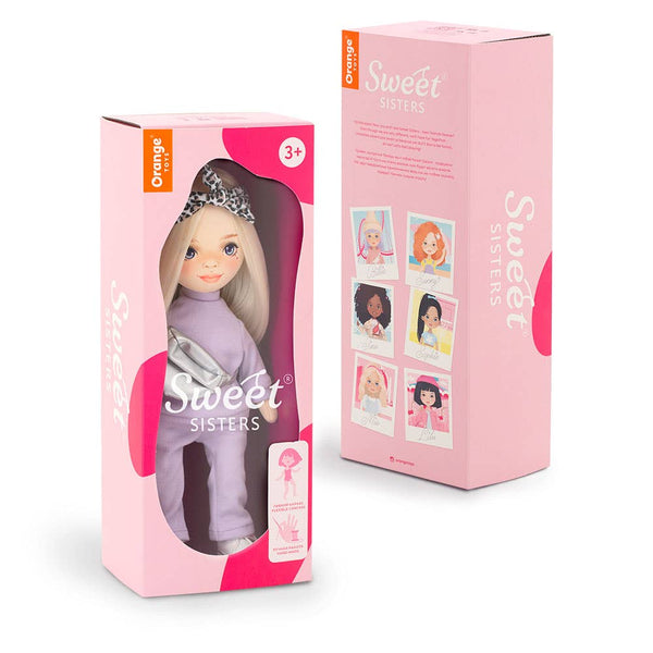 Poupée Mia en survêtement violet - 32 cm