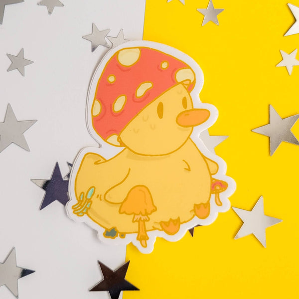 Eend Paddestoel Sticker