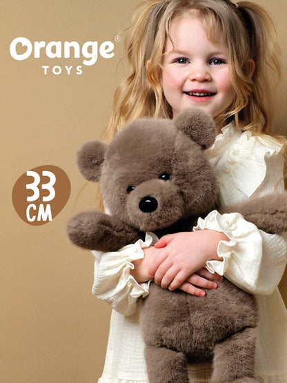 Moka teddy bear soft toy - 33 cm - 0+