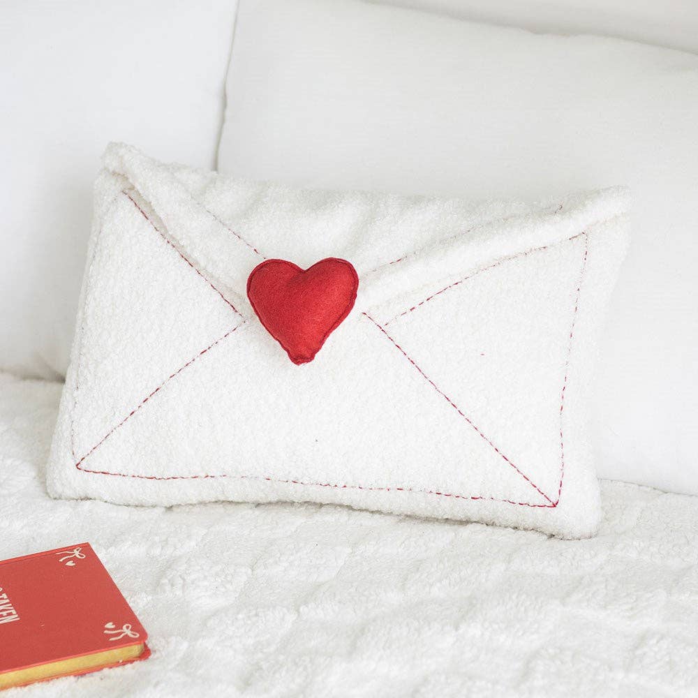 Valentijnskussen met liefdesbrief