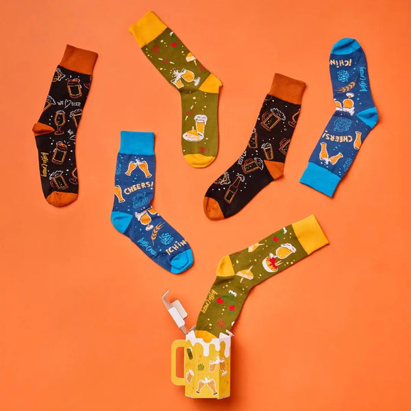 Coffret Cadeau 3 paires de Chaussettes Bières