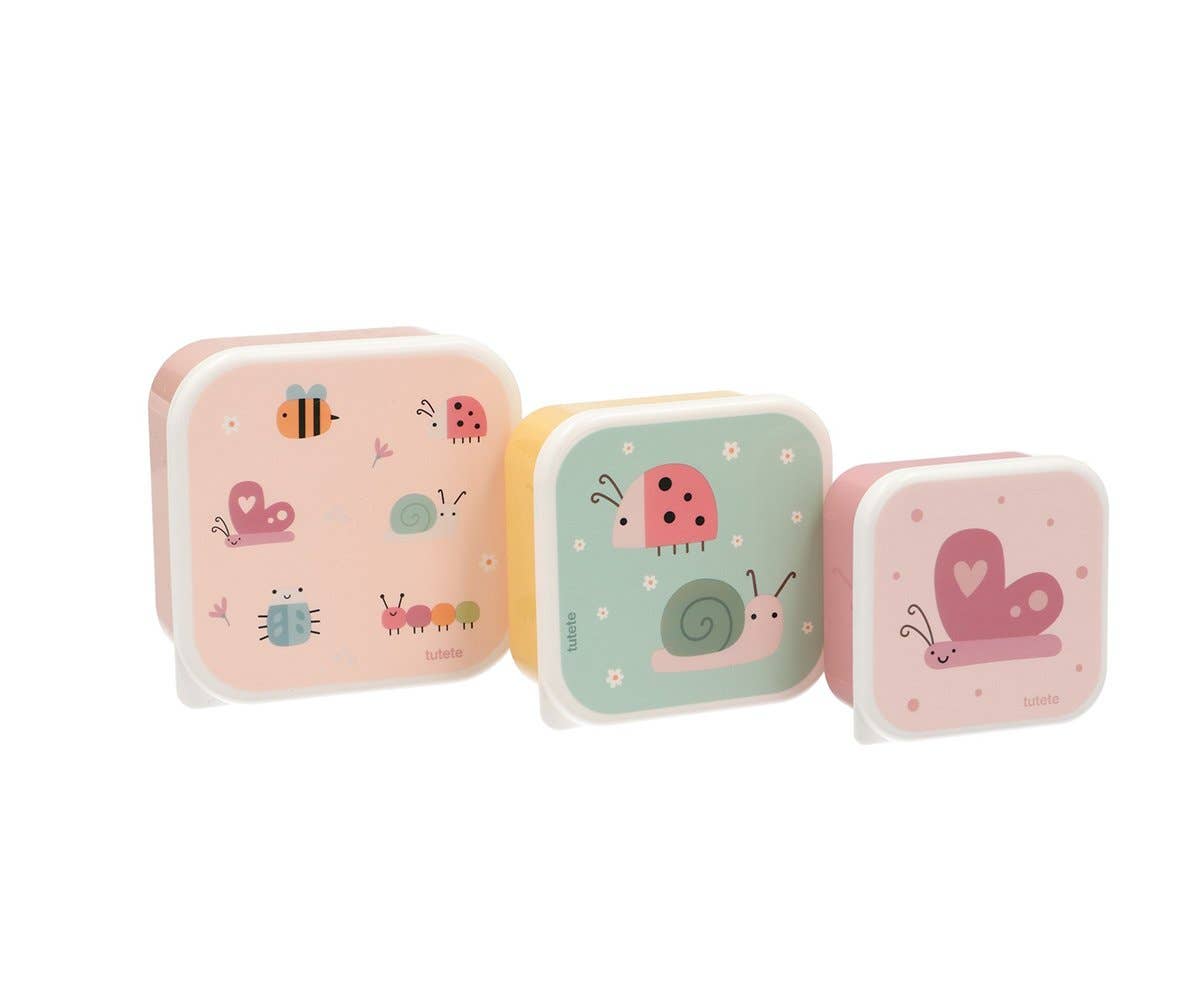 3 Boîtes à Déjeuner Insectes