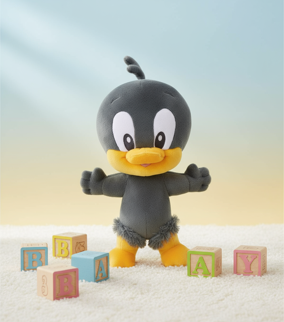 Looney Tunes Plush - Baby Daffy