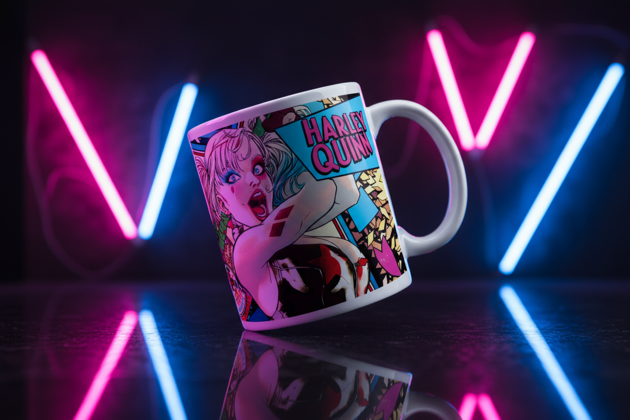 DC Comics Mug - Harley Quinn Neon