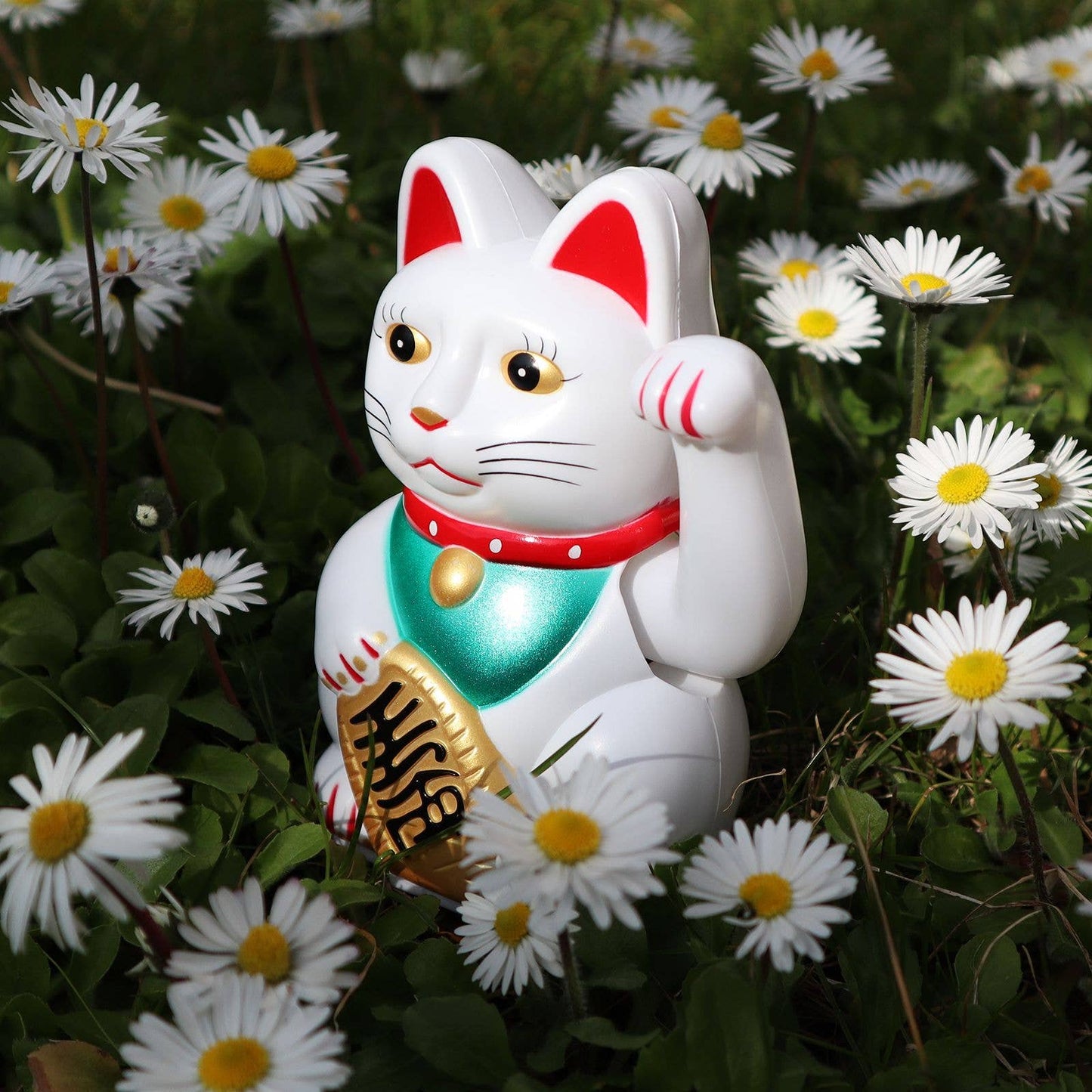 Lucky white cat 13cm