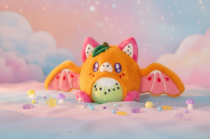 Mini Peluche Squishable Chauve-souris Fruité