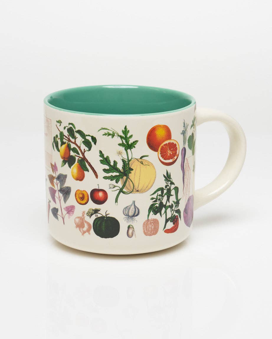 Plantes Comestibles – Mug Fruits & Légumes (430 ml) – produit scientifique Cognitive Surplus EU, vue 1