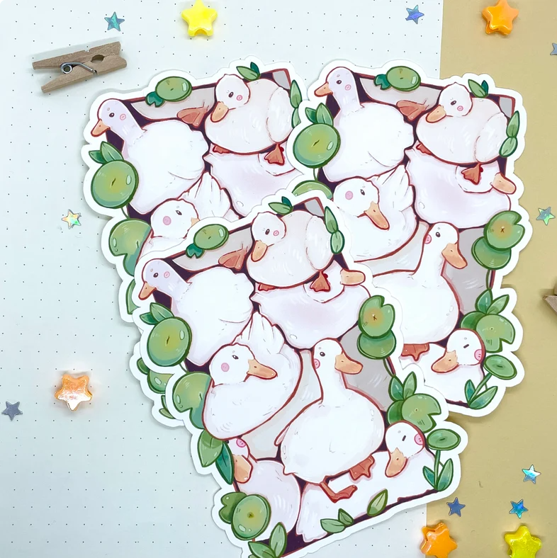Duck Pile Sticker