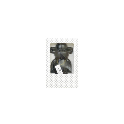 Ornement - Figurine Singe 'La Légende' - Résine - Noir - 33x21x50cm