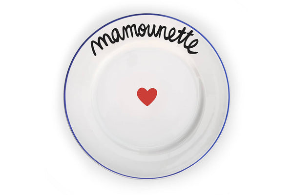 Assiette La Famille S’éclate - Mamounette