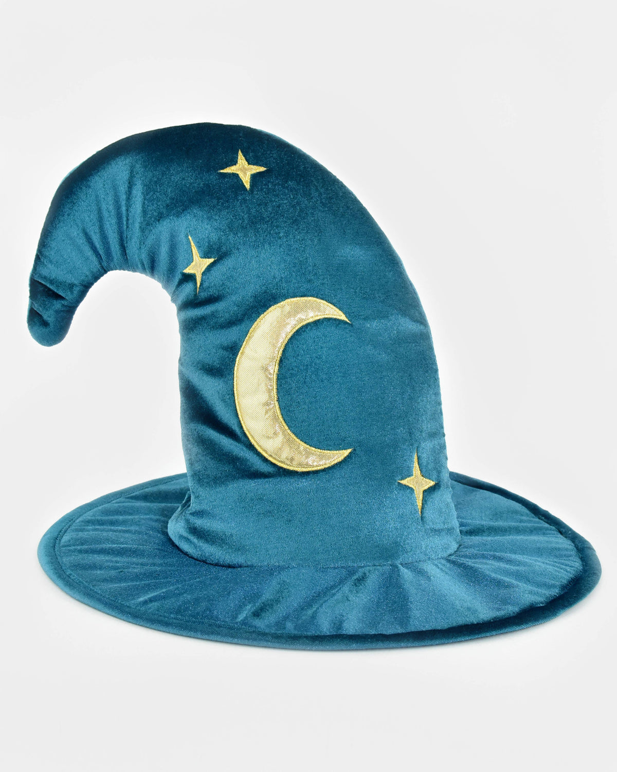 Chapeau de magicien et baguette en velours Deluxe, 2 pièces