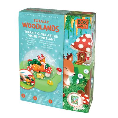Box Candiy: Totally Woodlands - GLOBE ÉTINCELANT, en boîte cadeau, 6+
