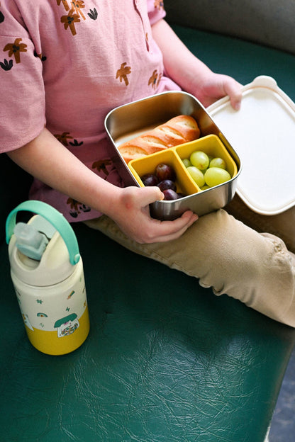 Stainless Steel Insulated Water Bottle for Children with Fun Dog Design