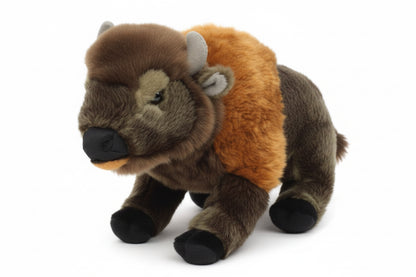 Sitting Bison Plush Toy