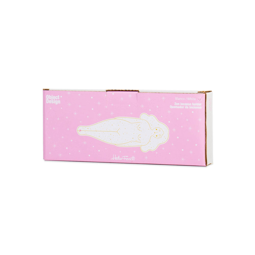 Hand-Painted White Breasts Incense Burner