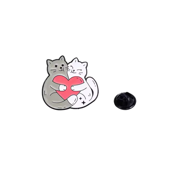 Speldjes met afbeeldingen van kattenliefhebbers