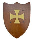 Rustic Shield with Templar Cross L