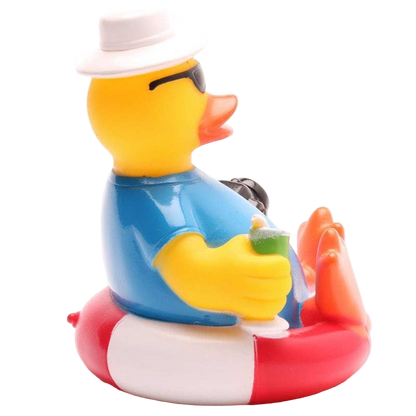 Canard Touriste sur bouée