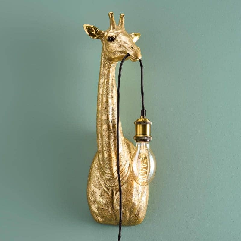 Applique murale Giraffe Lucie, or