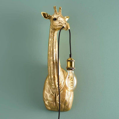 Applique murale Giraffe Lucie, or