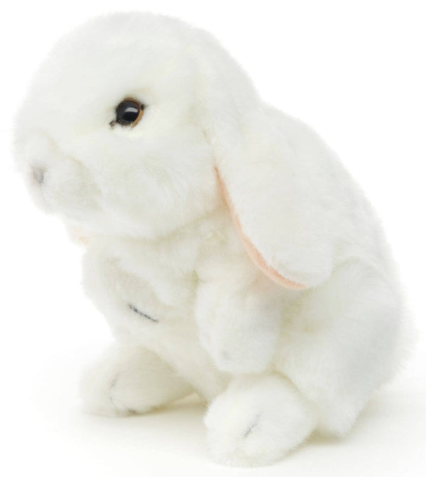 Lapin Bélier, debout (blanc) - peluche Uni Toys