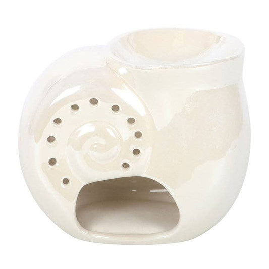 Pearlescent spiral coastal oil burner