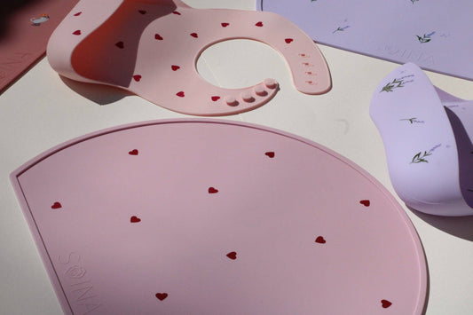 Amore silicone placemat set - Pink