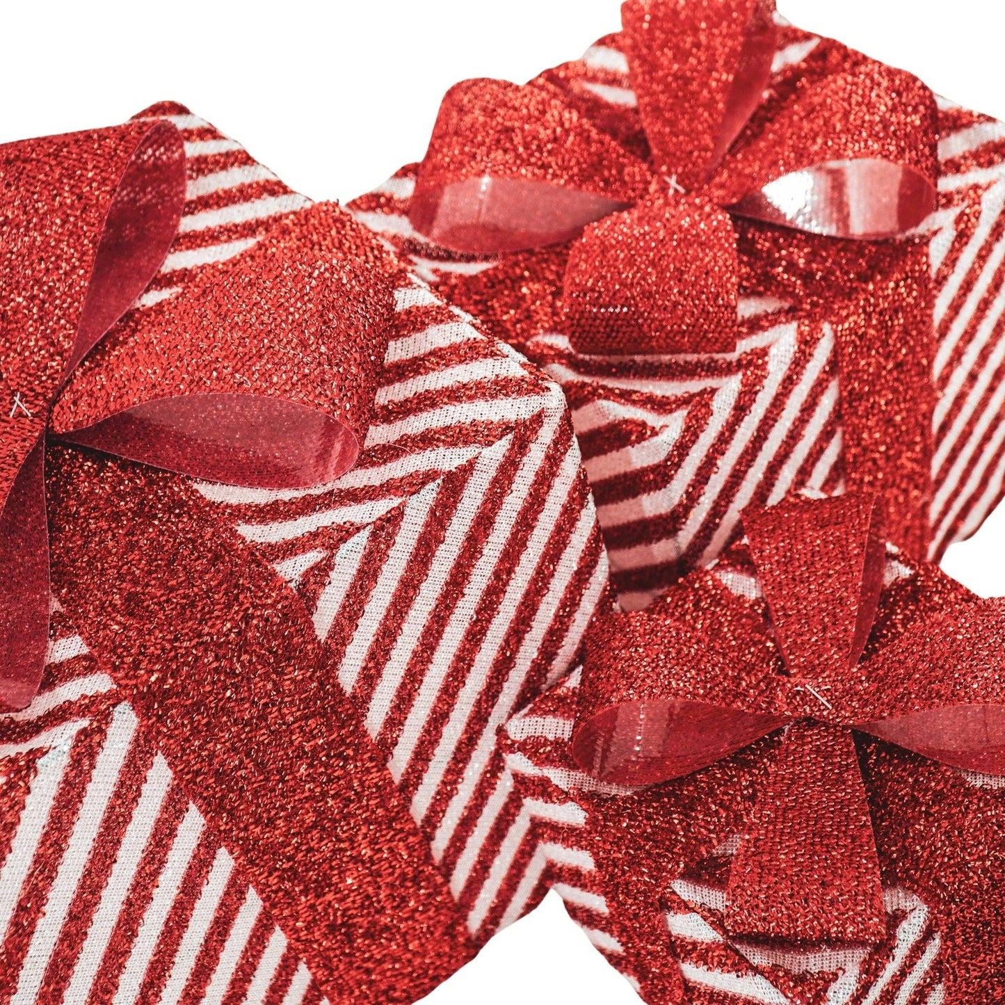 LED-kerstcadeau - S3 - Polystyreen - Rood/Wit - 15/20/25 cm