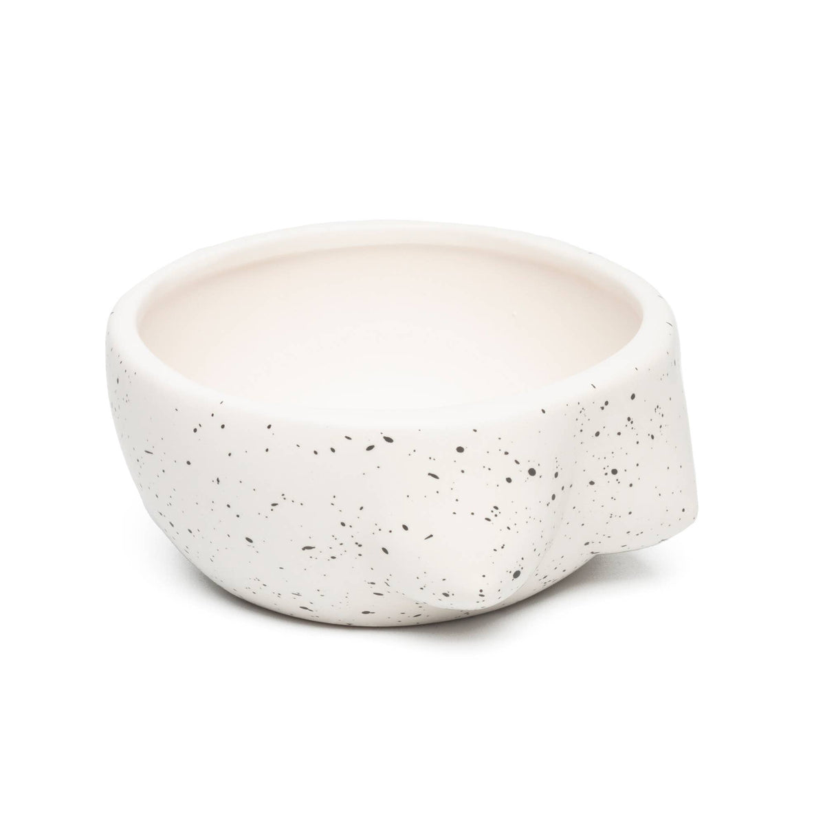 Hand-Painted White Bowl Tits