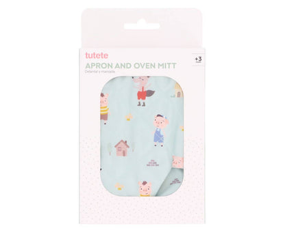 The Three Little Pigs Apron and Potholder Set