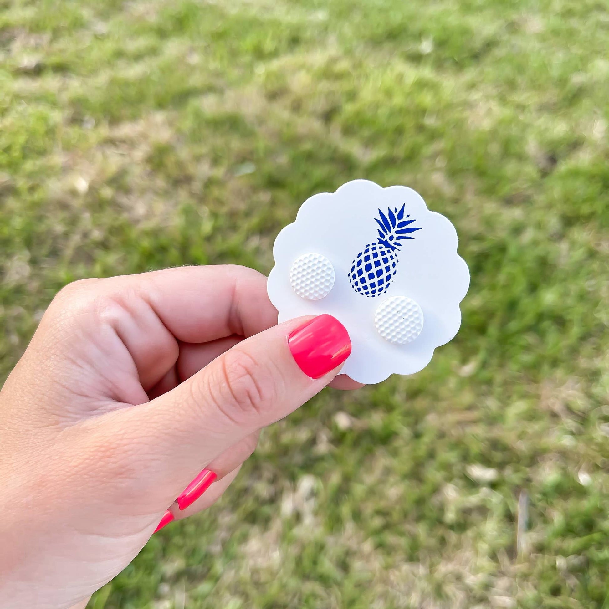 Boucles d'oreilles Balle de golf