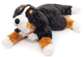 Grande Peluche Bouvier Bernois Allongé avec Harnais Uni Toys – 62 cm