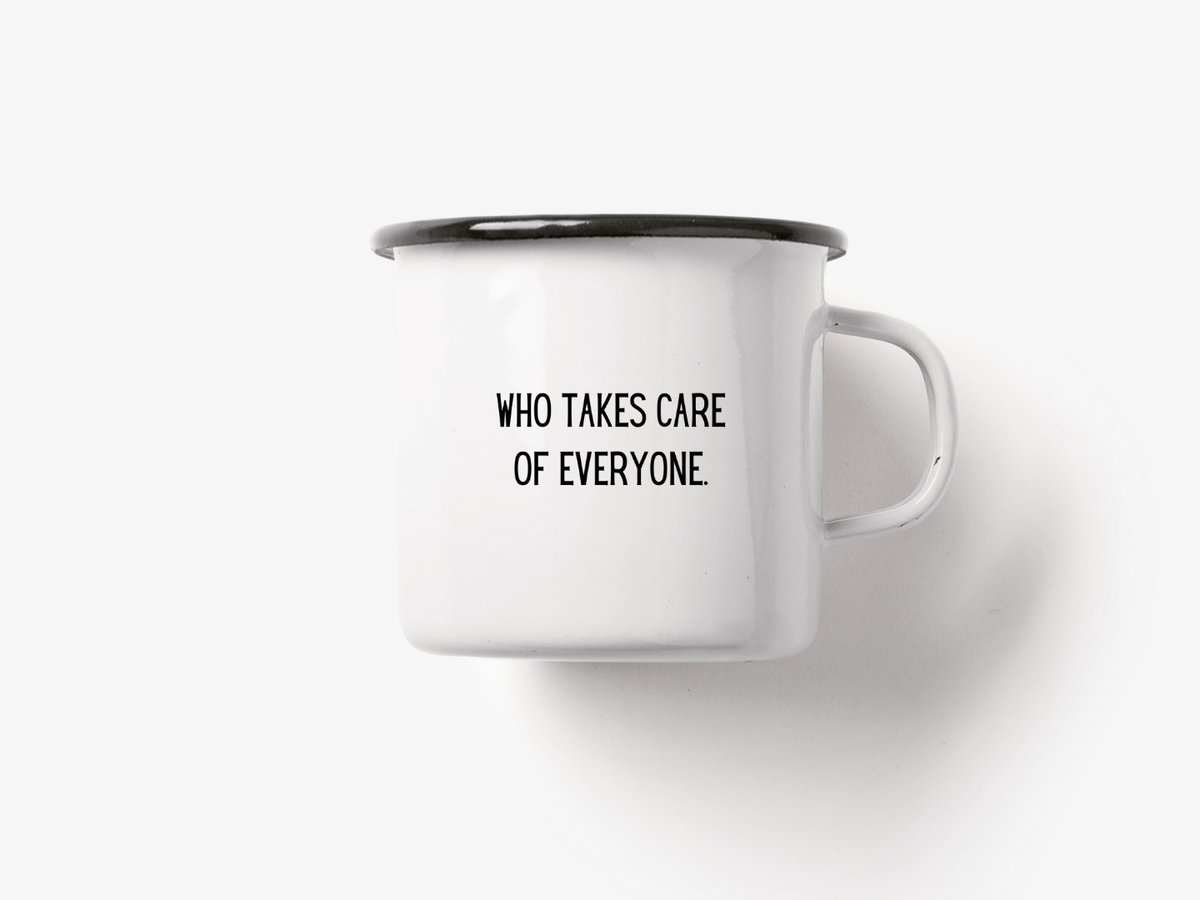 Mug en Émail « Bad Ass Woman »