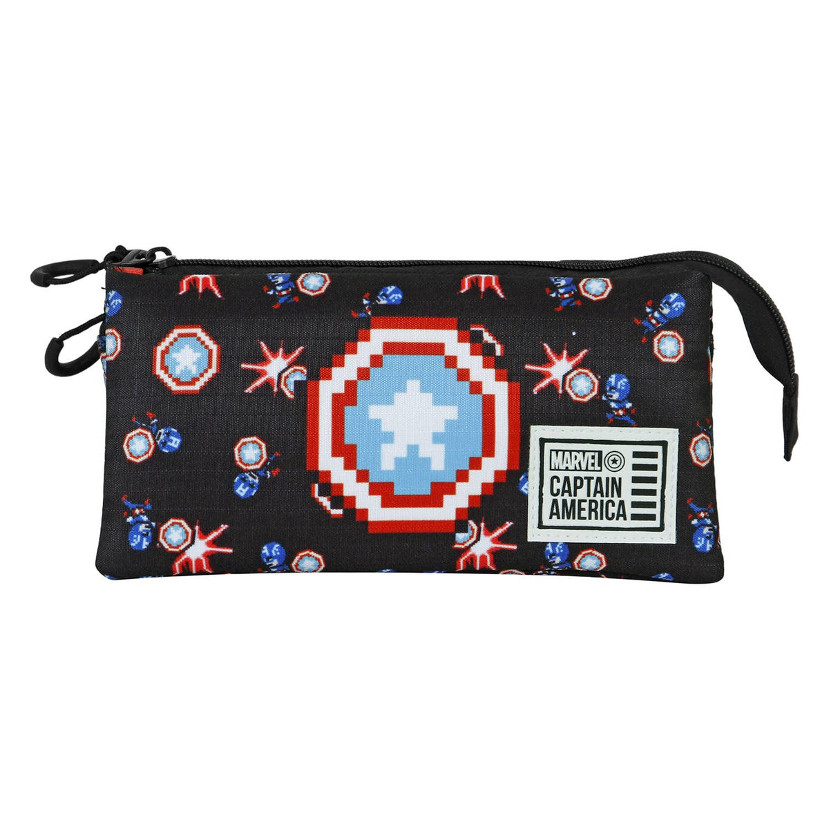 Trousse Triple ECO Marvel Captain America « Captain Pixel »