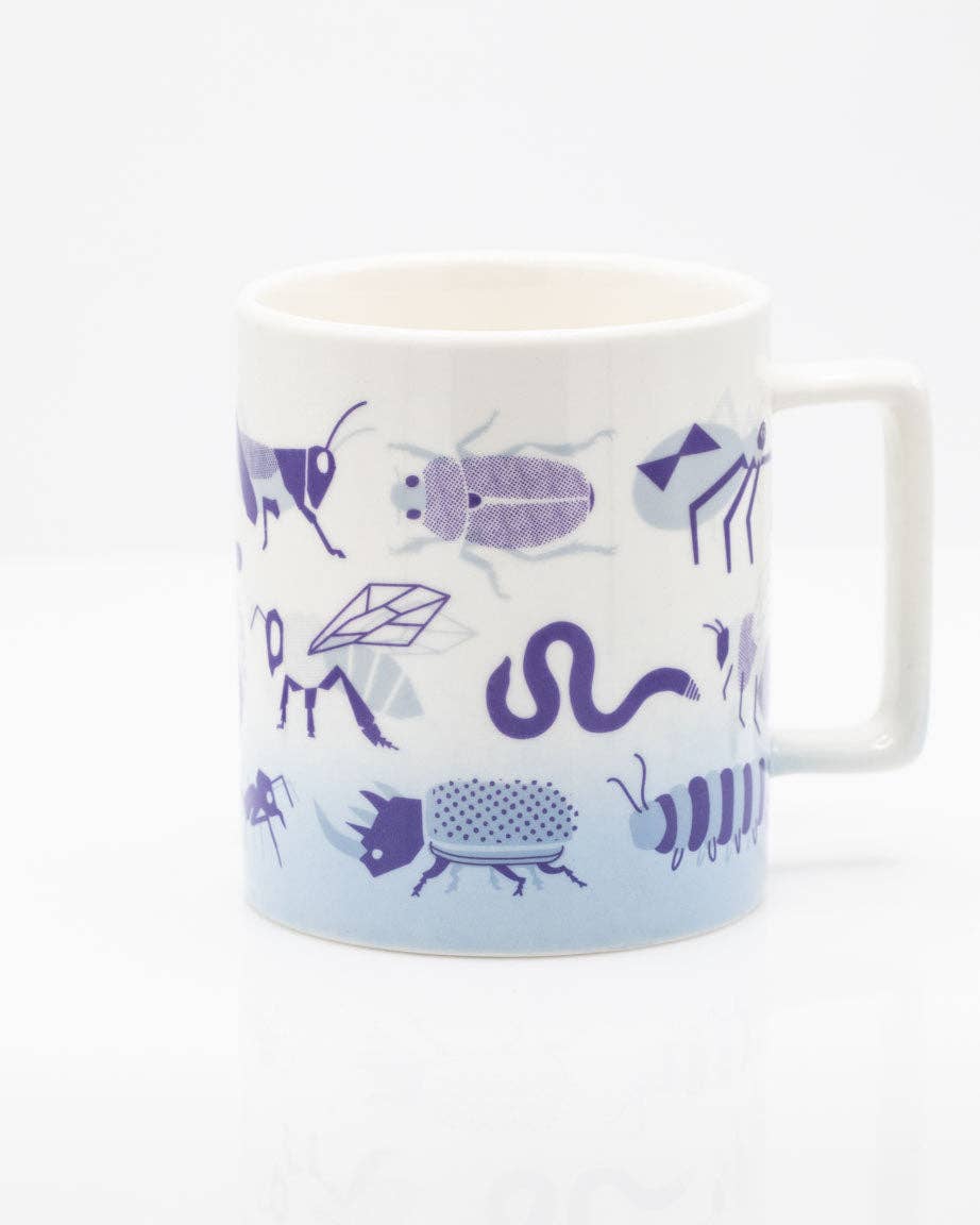 Mug Rétro Insects (350 ml) – produit scientifique Cognitive Surplus EU, vue 1