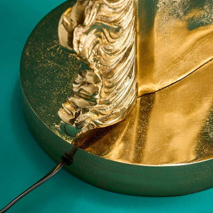 Lampe de table Cheval Or