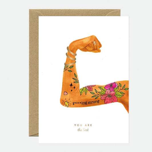 Carte de vœux Femme « You are the Best»