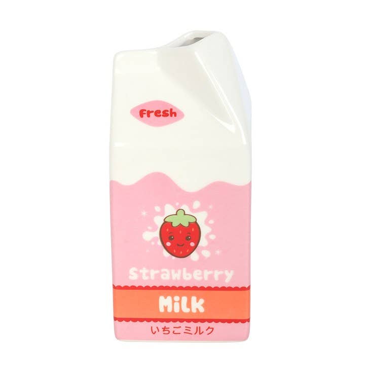 Vase Brique de lait à la fraise
