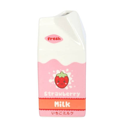 Vase Brique de lait à la fraise