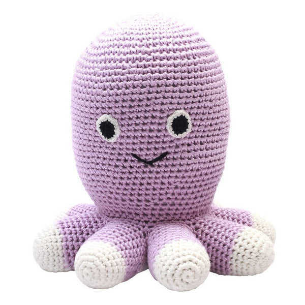 Gehaakte pluche octopus - Lichtpaarse octopus